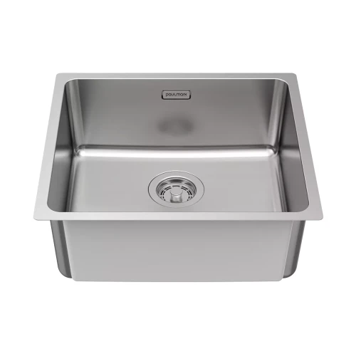 Кухонная мойка YUNI 49 UNI из нержавеющей стали Брашированная сталь