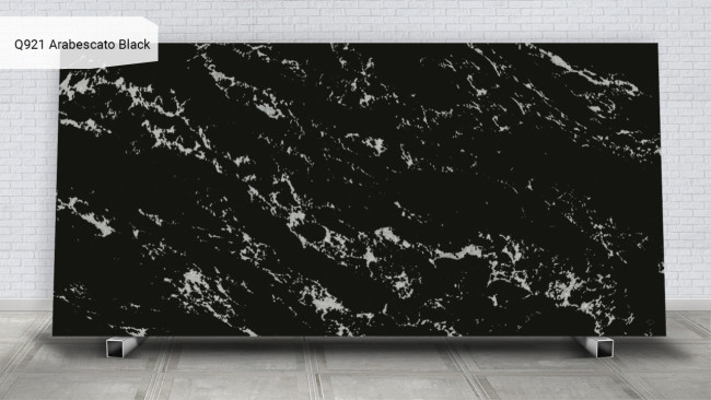 Q921  Arabescato Black