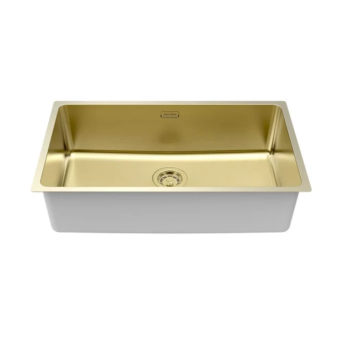 Кухонная мойка YUNI 76 UNI светлое золото