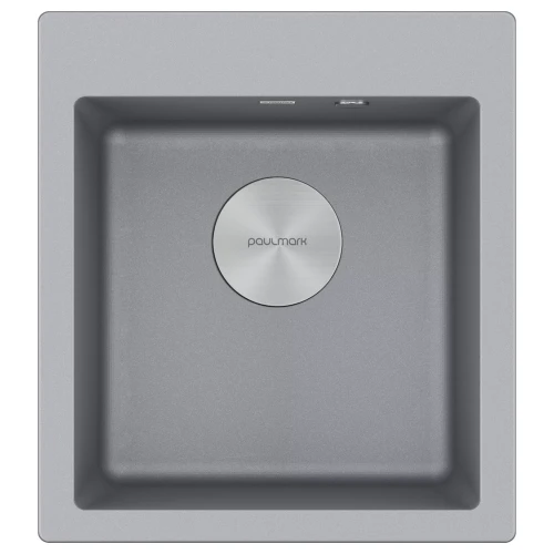 Кухонная мойка KANTE 45 из искусственного гранита Серый металлик