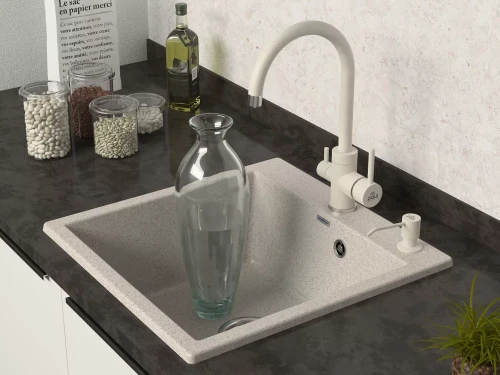 Кухонная мойка KANTE 50 бежевый