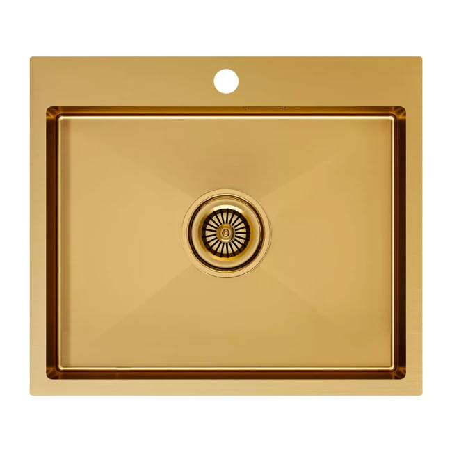 Кухонная мойка KRONER 59 из нержавеющей стали врезная