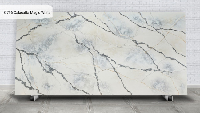Q796 Calacatta Magic White