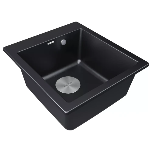 Кухонная мойка KANTE 45 из искусственного гранита черный