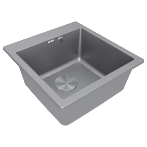 Кухонная мойка KANTE 50 Серый металлик