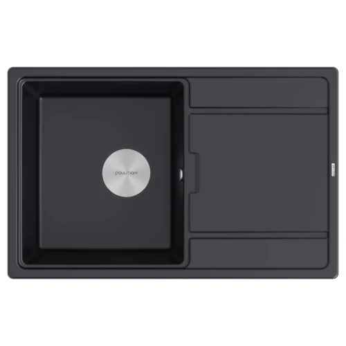 Кухонная мойка FLUGEN 50-780 врезная (IT-Granit) черный