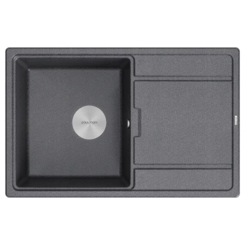 Кухонная мойка FLUGEN 50-780 врезная (IT-Granit) Графит DG