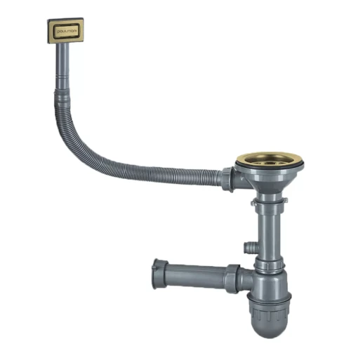 Сифон                KONZ Брашированное золото BG