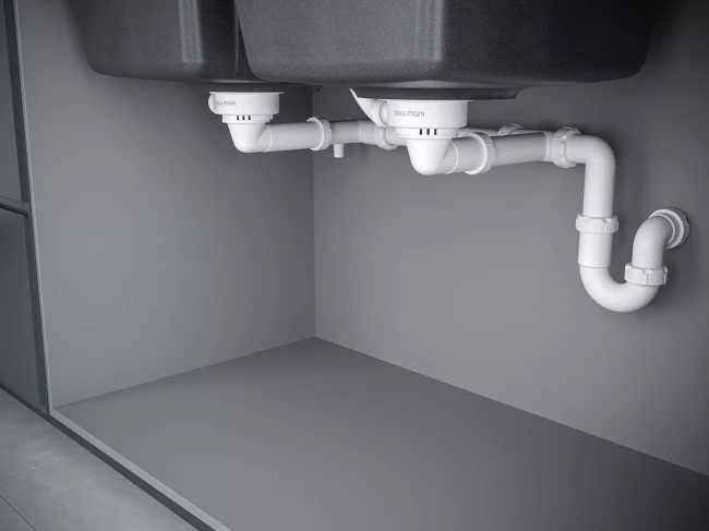 Кухонная мойка FLUGEN 60/1,5 из искусственного гранита