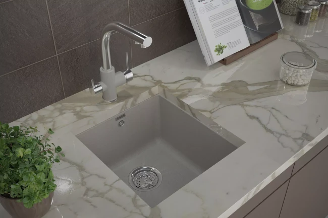 Кухонная мойка GERA 50 из искусственного гранита