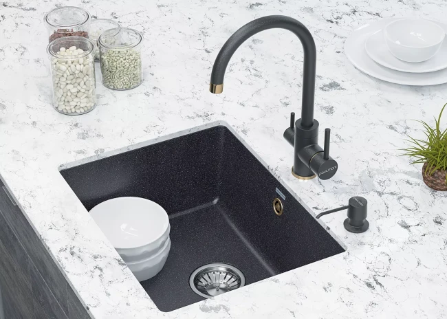 Кухонная мойка GERA 60 из искусственного гранита