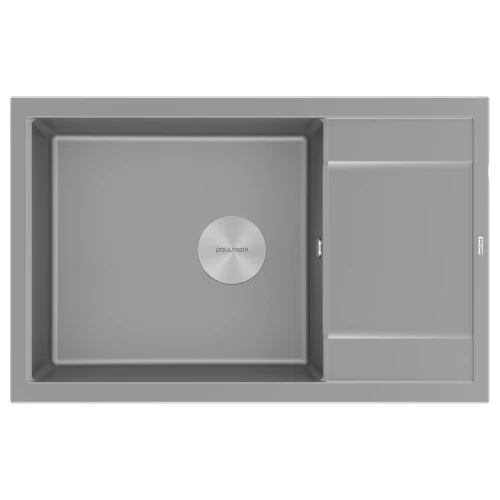 Кухонная мойка Paulmark FLUGEN 60 врезная Серый металлик