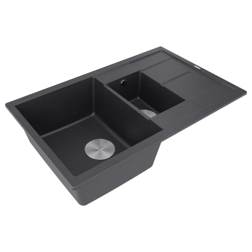 Кухонная мойка FLUGEN 60/1,5 из искусственного гранита Черный гранит BL