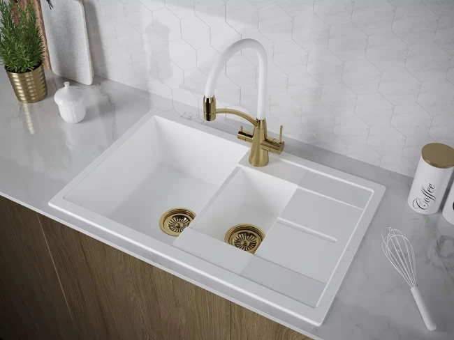 Кухонная мойка FLUGEN 60/1,5 из искусственного гранита Кухонная мойка FLUGEN 60/1,5 из искусственного гранита