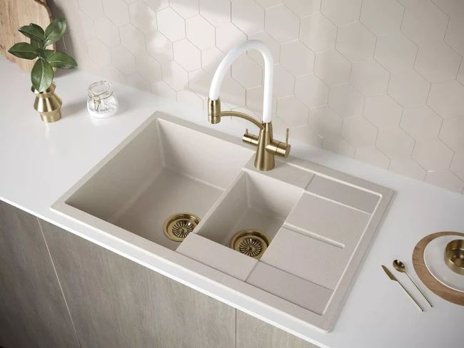 Кухонная мойка FLUGEN 60/1,5 из искусственного гранита Кухонная мойка FLUGEN 60/1,5 из искусственного гранита