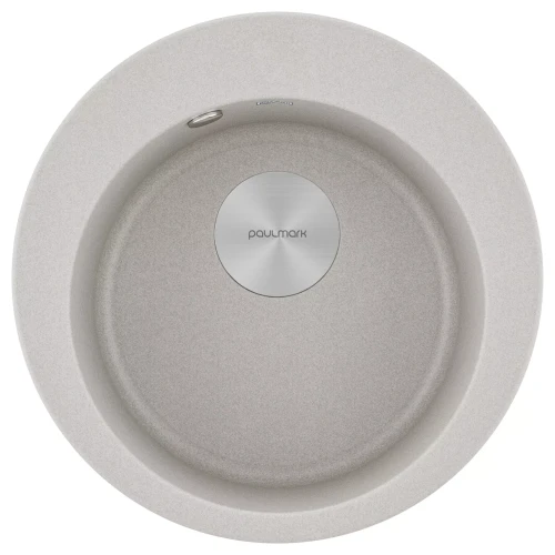 Кухонная мойка GELEGEN 50 круглая из искусственного гранита Серый GR