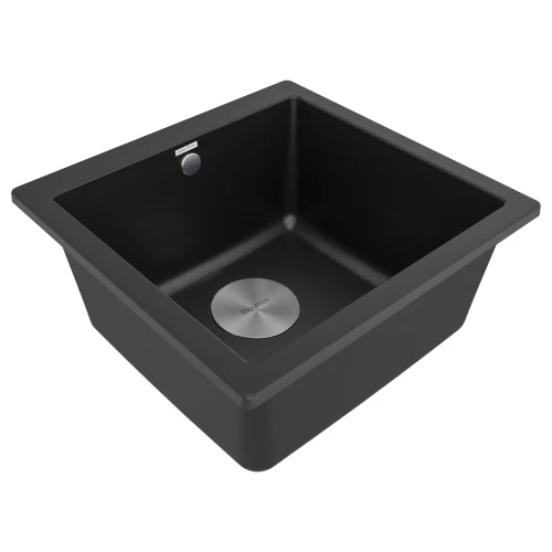 Кухонная мойка GERA 50 из искусственного гранита черный