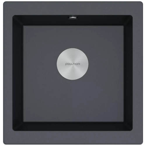 Кухонная мойка GERA 50 из искусственного гранита Черный гранит BL