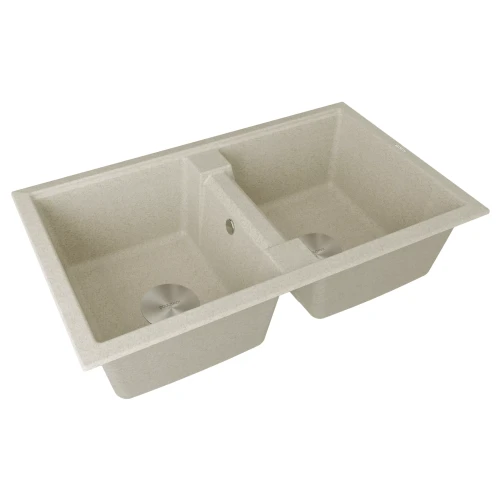 Кухонная мойка TANDEM 80/2 с двумя чашами бежевый