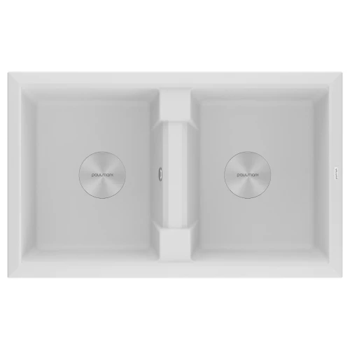 Кухонная мойка TANDEM 80/2 с двумя чашами Белый матовый WH
