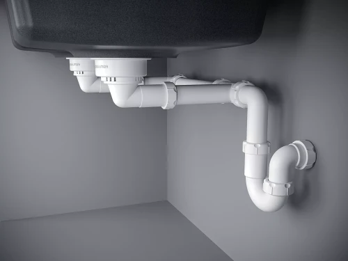 Кухонная мойка TANDEM 80/2 с двумя чашами Белый матовый WH