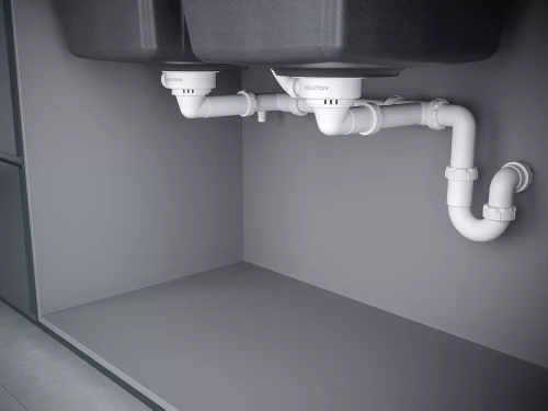 Кухонная мойка TANDEM 80/2 с двумя чашами Белый матовый WH