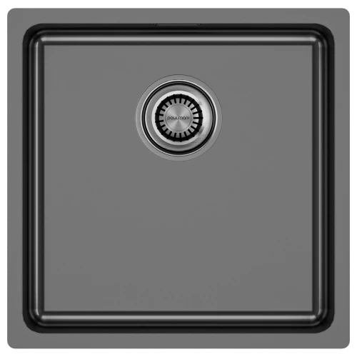 Кухонная мойка VISTA 44 UNI Вороненая сталь GM