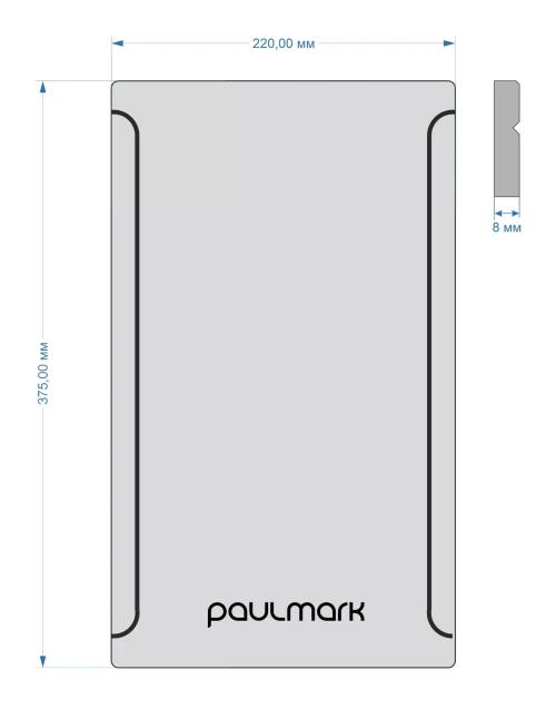 Разделочная доска PLATTE 375 Дуб делано