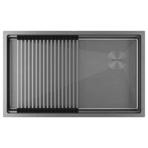 Кухонная мойка NEXT-PRO 74 UNI Вороненая сталь GM