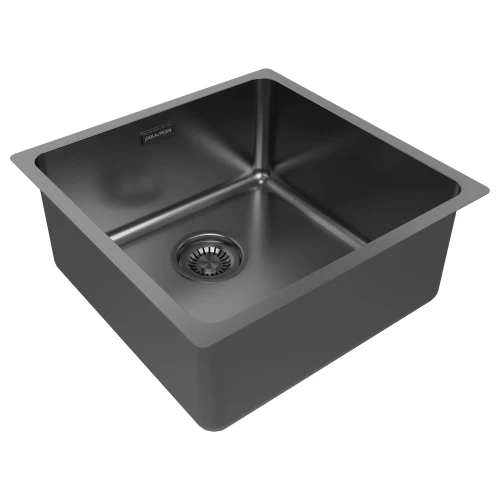 Кухонная мойка VISTA 44 UNI Вороненая сталь GM