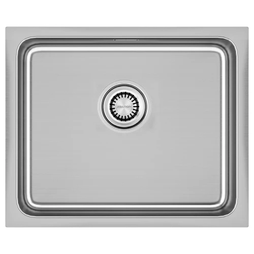 Кухонная мойка VISTA 54 UNI встраиваемая Брашированная сталь