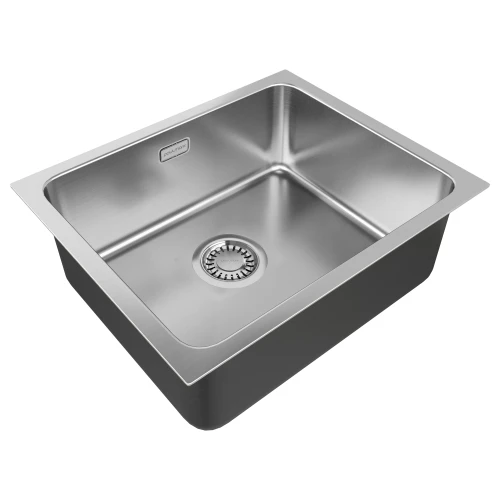 Кухонная мойка VISTA 54 UNI встраиваемая Брашированная сталь