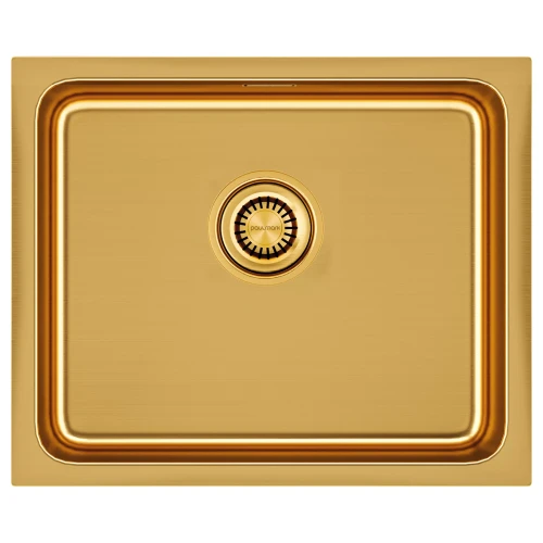 Кухонная мойка VISTA 54 UNI встраиваемая Брашированное золото BG