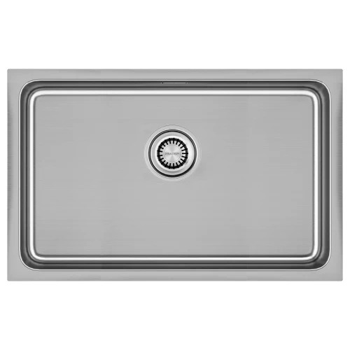 Кухонная мойка VISTA 74 UNI Брашированная сталь