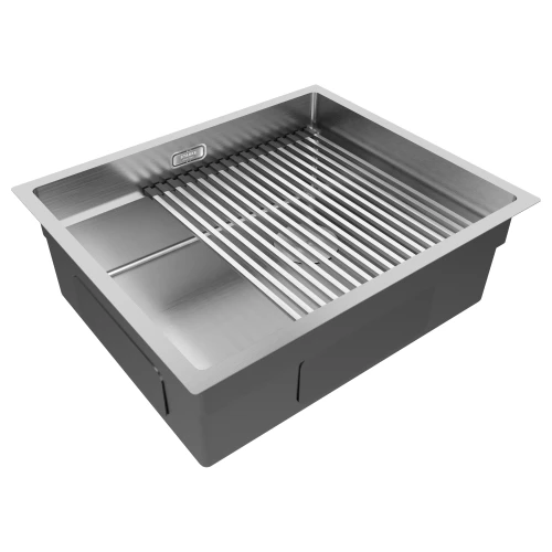 Кухонная мойка NEXT-PRO 54 UNI встраиваемая из нержавеющей стали Брашированная сталь