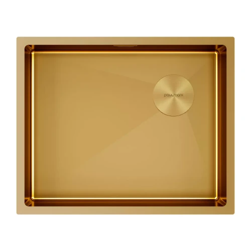 Кухонная мойка NEXT-SKEW 54 UNI Брашированное золото BG