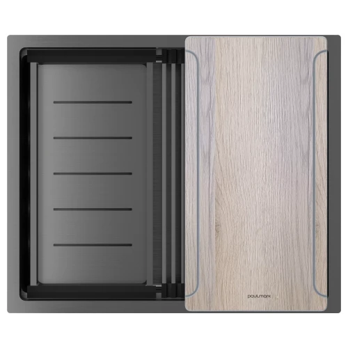 Кухонная мойка NEXT-MULTI SINK 54 UNI Вороненая сталь GM