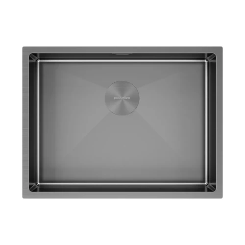 Кухонная мойка NEXT 58 UNI Вороненая сталь GM