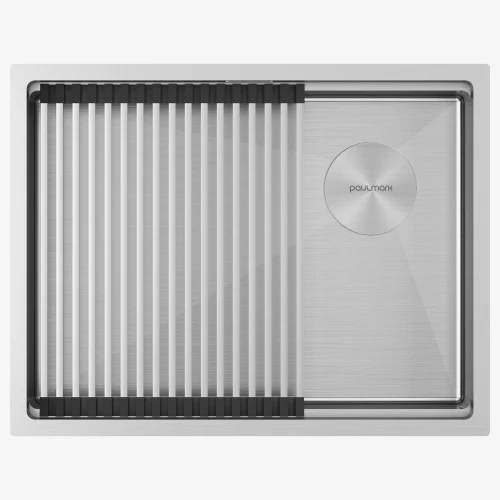 Кухонная мойка                NEXT-PRO 58 UNI Брашированная сталь