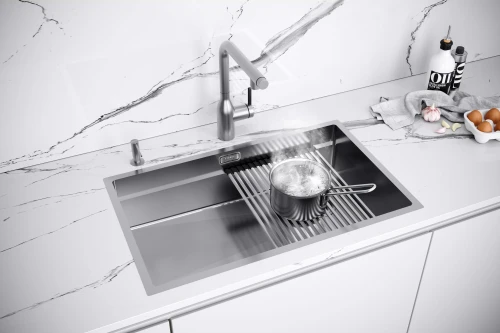 Кухонная мойка NEXT-PRO 74 UNI Брашированная сталь