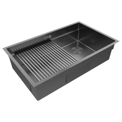Кухонная мойка NEXT-PRO 74 UNI Вороненая сталь GM