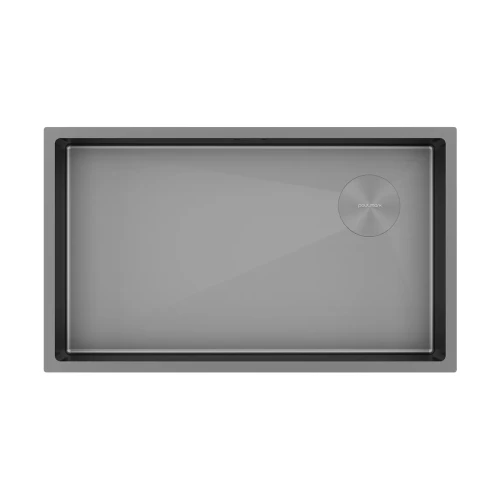 Кухонная мойка NEXT-SKEW 74 UNI Матовый серый MG