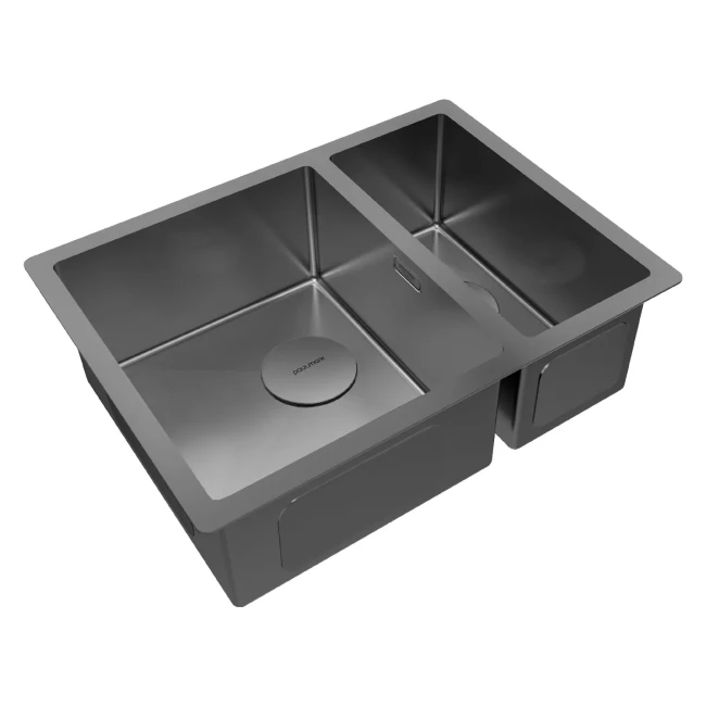 Кухонная мойка NEXT 58/2S UNI из нержавейки двойная