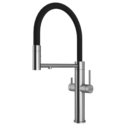 Смеситель NEXUS с подключением к фильтрованную воду Брашированная сталь