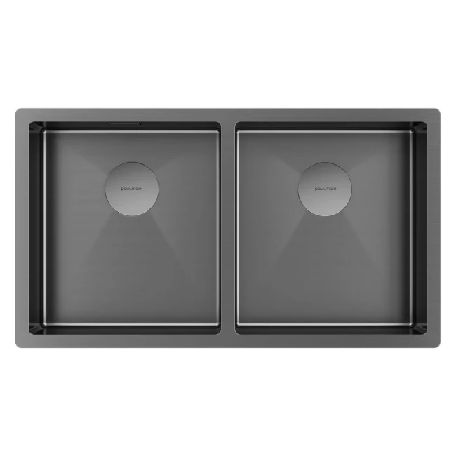 Кухонная мойка NEXT 78/2 UNI из нержавеющей стали с двумя чашами