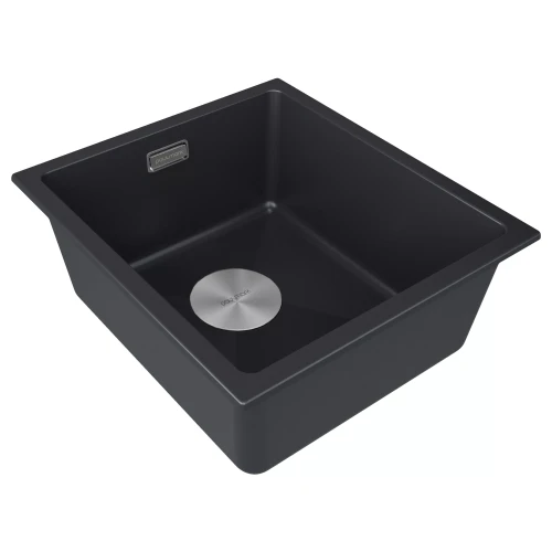Кухонная мойка LUMI 41 UNI из искусственного гранита Антрацит