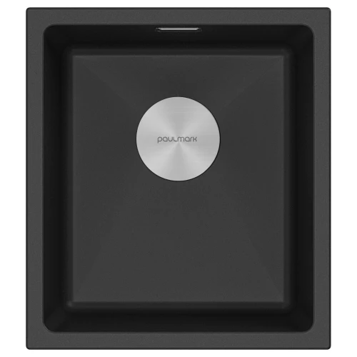 Кухонная мойка LUMI 41 UNI из искусственного гранита Черный гранит BL