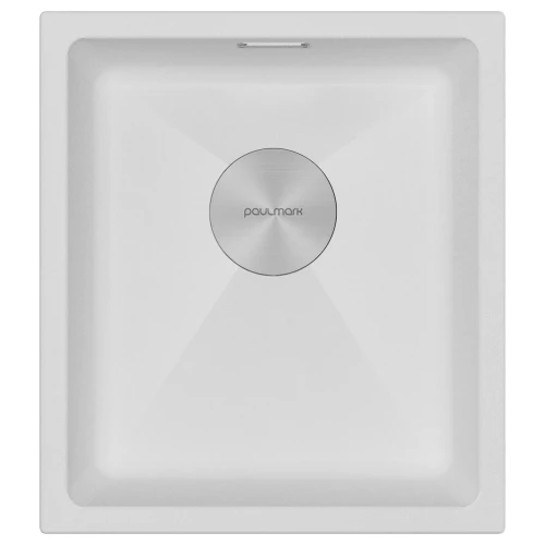 Кухонная мойка LUMI 41 UNI из искусственного гранита Белый матовый WH