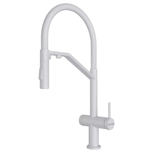 Смеситель ZENDER с подключением к фильтру для воды Белый матовый WH