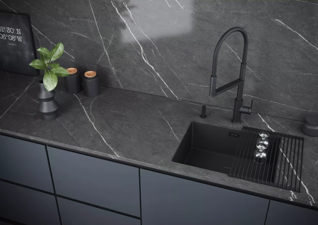 Кухонная мойка NEXT 54 UNI прямоугольная встраиваемая из нержавеющей стали